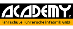 Logo ACADEMY Fahrschule Führerscheinfabrik GmbH