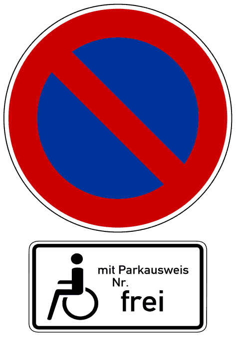 Was Ist Bei Diesem Verkehrszeichen Erlaubt Schwerbehinderte Was ist bei diesen Verkehrszeichen erlaubt?
