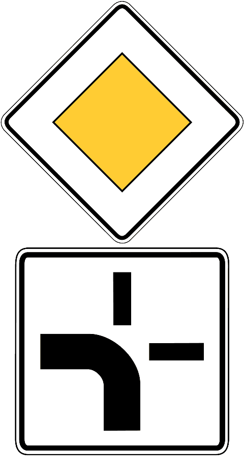 Was müssen Sie bei dieser Verkehrszeichenkombination beachten?